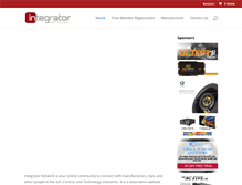 Tablet Screenshot of integratornetwork.com